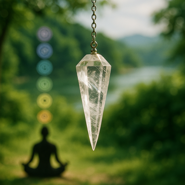 Découvre les vertus incroyables du pendule en cristal de roche