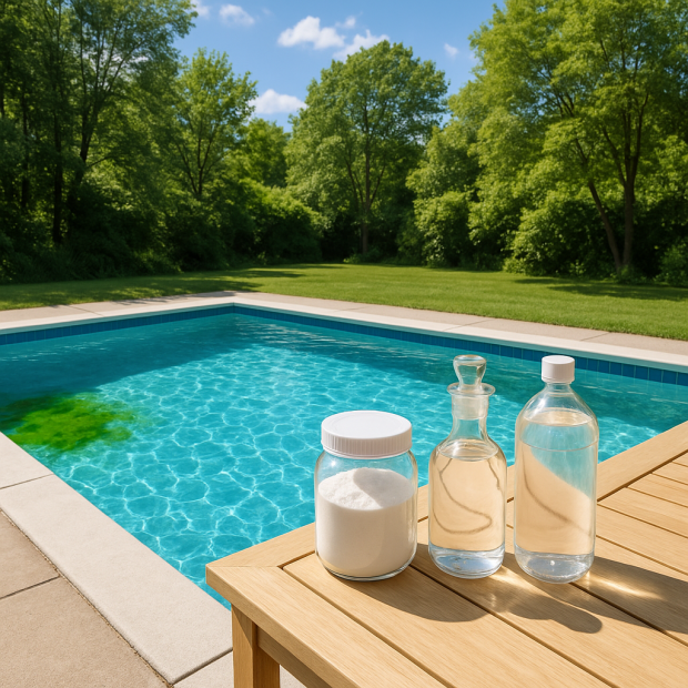 Remèdes piscine verte